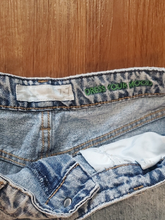 7 For All Mankind Light Wash Blue Wide Leg Jeans - Picture 2 of 6